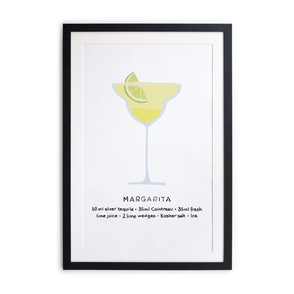 Ierāmēts plakāts Really Nice Things Margarita, 40 x 50 cm