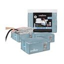 Vakuuma plastmasas drēbju uzglabāšanas kaste (3 gab.) 65x45x27 cm Blue Edition – Compactor