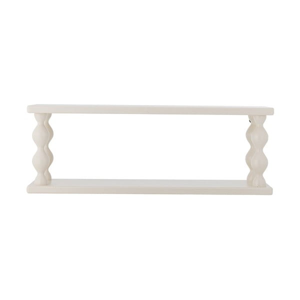 Balts daudzlīmeņu sienas plaukts 60 cm Salino – Bloomingville