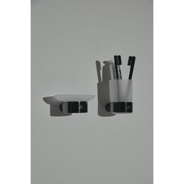 Antracīta pelēks metāla sienas ziepju trauks Conca – Ideal Standard-image-1