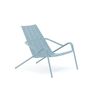 Zils metāla dārza krēsls Fleole – Ezeis
