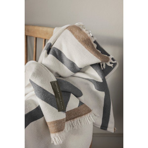 Krēmkrāsas pleds 130x175 cm Shadow  – Mette Ditmer Denmark-image-1