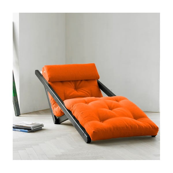 Karup Figo Wenge/Orange atpūtas krēsls, 70 cm