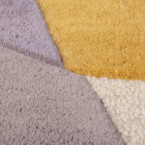 Ar rokām darināts vilnas apaļš paklājs ø 160 cm Glow Multi – Flair Rugs-image-4