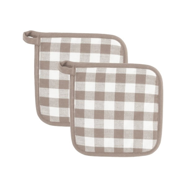 Kokvilnas virtuves cimdi (2 gab.) Gingham – Tiseco Home Studio