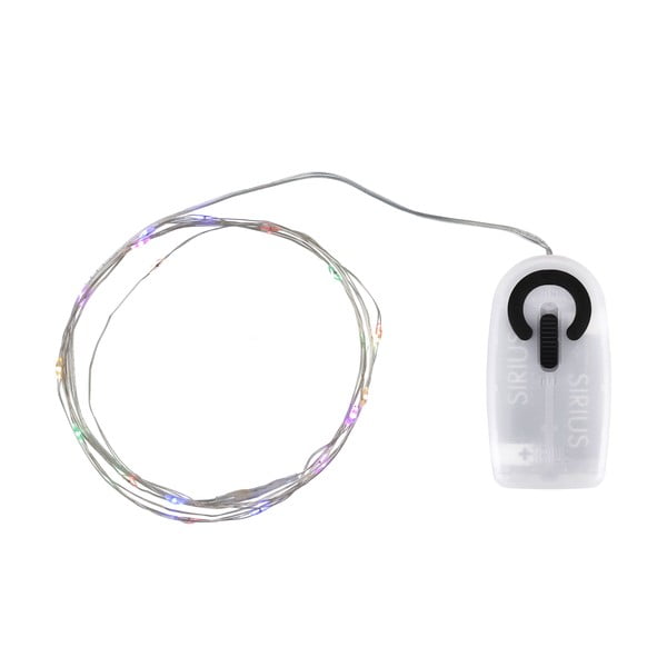 Lampiņu virtene spuldžu skaits 20 gab. garums 190 cm Knirke multi – Sirius