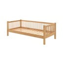 Dabīga toņa ozola masīvkoka bērnu gulta 90x200 cm Forrest – Vipack