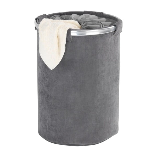 Wenko Cordoba pelēks veļas grozs, 68 l-image-1