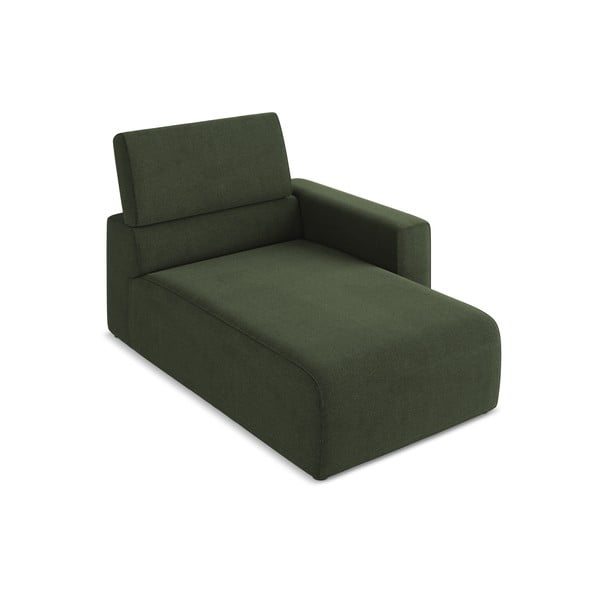 Zaļa modulārā dīvāna daļa (ar labo stūri) Kalea – Makamii-image-3