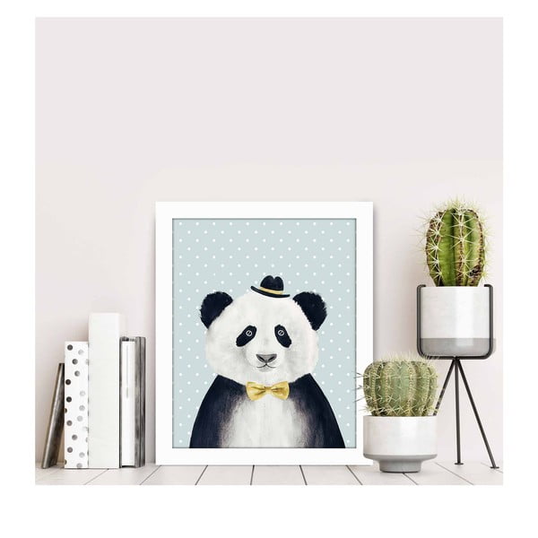 Dekoratīva glezna Panda, 28,5 x 23,5 cm-image-1