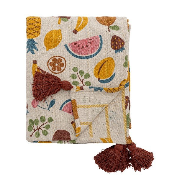 Bērnu sega no pārstrādātas kokvilnas 130x160 cm Fruitta – Bloomingville Mini