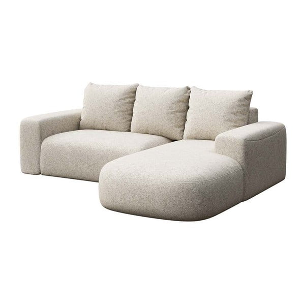 Bēšs stūra dīvāns (ar labo stūri/ar zvilni) Monce – Rodier-image-2