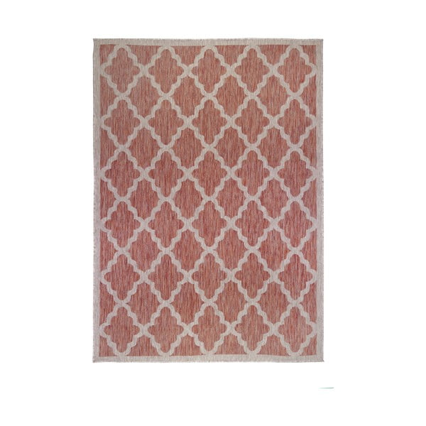 Sarkans un bēšs paklājsFlair paklāji Padua, 60 x 230 cm