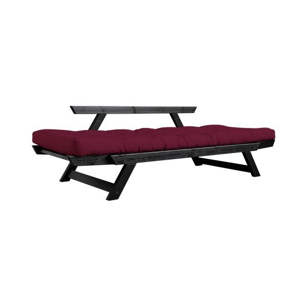 Izvelkamais dīvāns Karup Design Bebop Black/Bordeaux-image-4