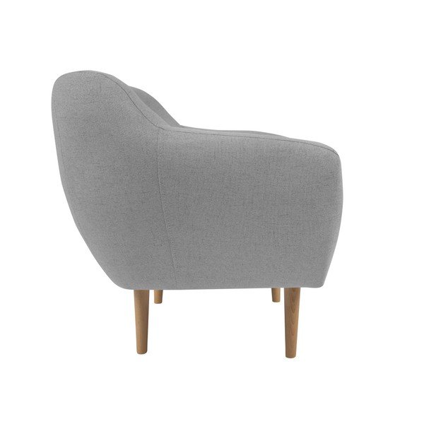 Gaiši pelēks krēsls ar gaišām kājām Mazzini Sofas Sicile-image-1