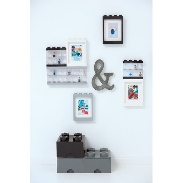Melns fotorāmis LEGO® , 19,3 x 26,8 cm-image-1