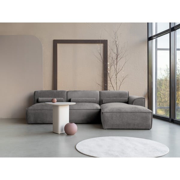 Gaiši pelēks stūra dīvāns (ar labo stūri) Flex Felix – Miuform-image-1