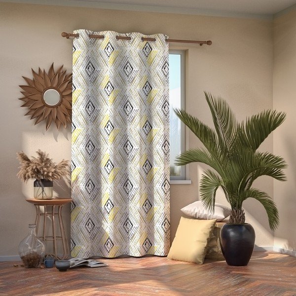 Aizkars AmeliaHome Geometric Grey, 140 x 245 cm