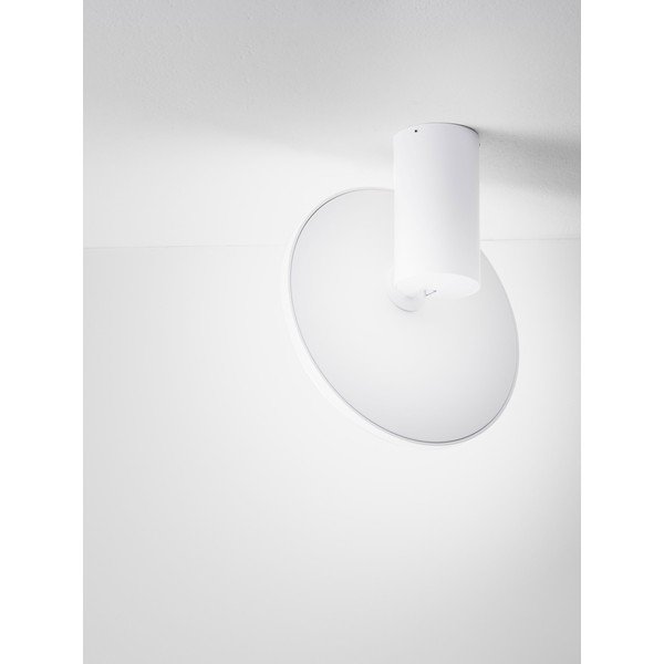Matēti balta alumīnija LED griestu lampa ar saliekamu konstrukciju Ekei – Nova Luce-image-1