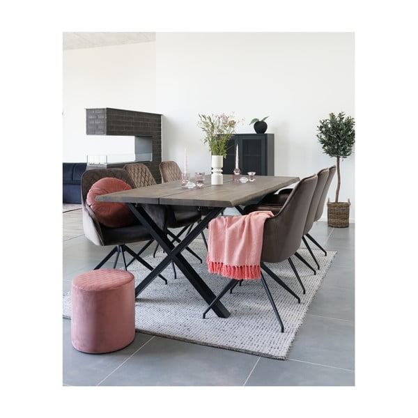 Melna metāla vitrīna 80x120 cm Melbourne – House Nordic-image-4