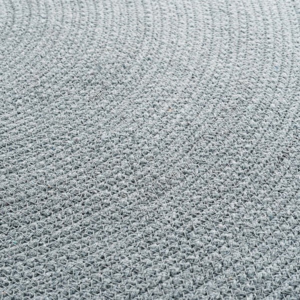 Gaiši pelēks apaļš paklājs ø 90 cm Pompomparty – douceur d'intérieur-image-2