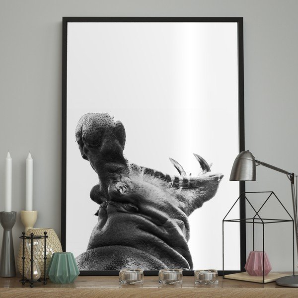 Plakāts DecoKaralis Hipopotams, 100 x 70 cm-image-1