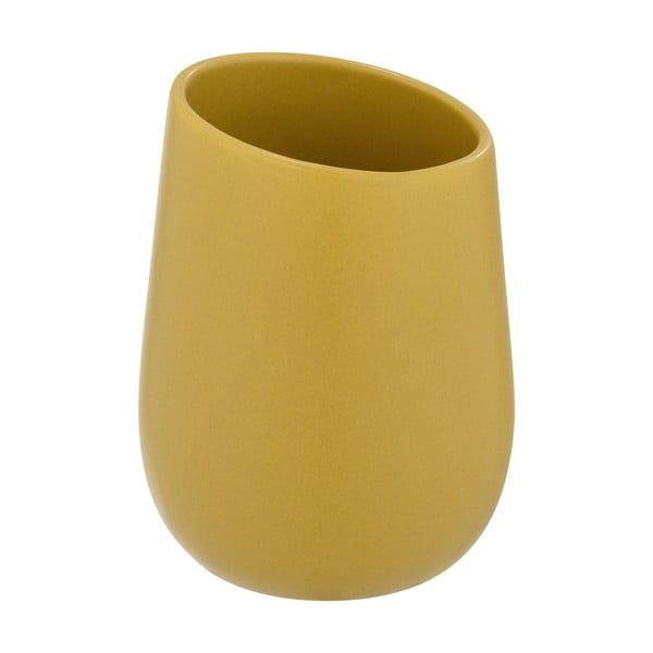 Dzeltena keramikas krūze zobu birstei Badi – Wenko
