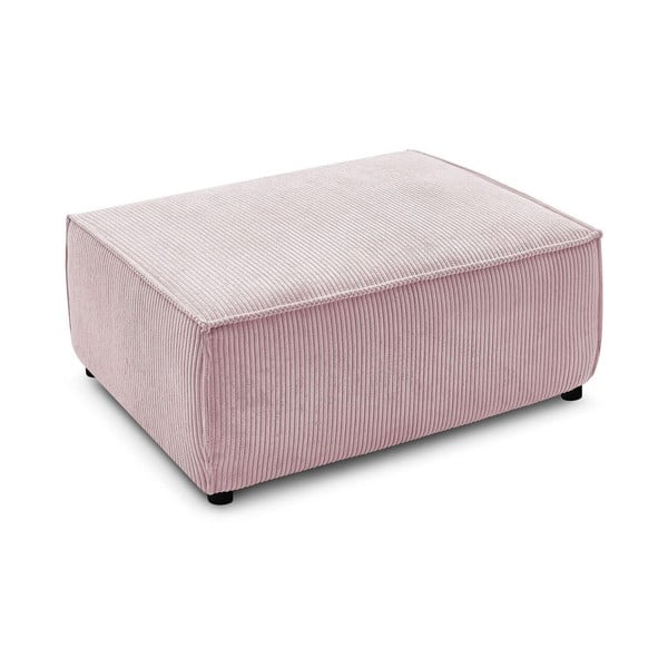 Gaiši rozā velveta pufs Nihad – Bobochic Paris-image-3