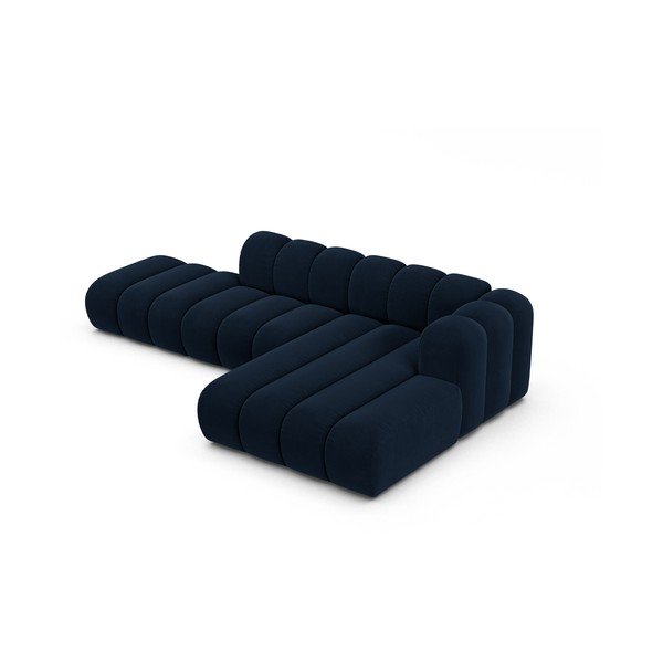 Tumši zils stūra dīvāns (ar labo stūri) Lupine – Micadoni Home-image-2