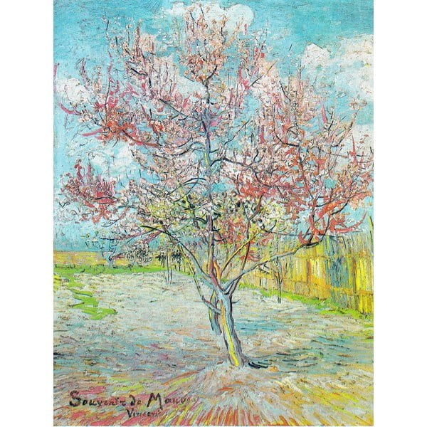 Reproducēta glezna 50x70 cm Pink Peach Trees, Vincent van Gogh – Fedkolor