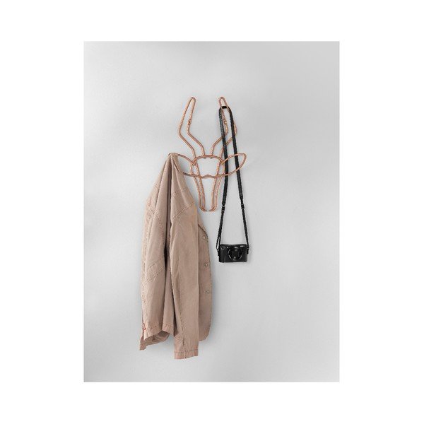 Sienas pakaramais gazeles formā Metaltex, platums 30 cm-image-1