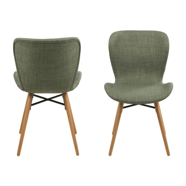 2 zaļo ēdamistabas krēslu komplekts Actona Batilda-image-2