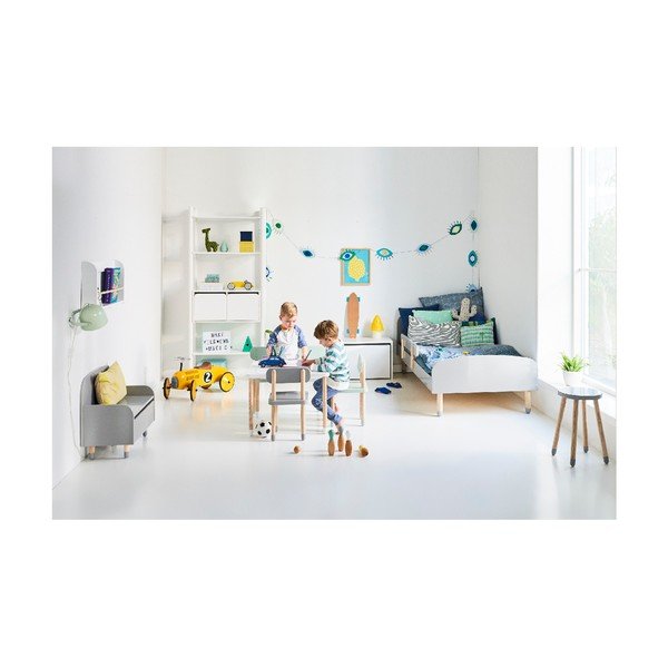 Pelēks glabāšanas sols ar atzveltni Flexa Dots-image-3