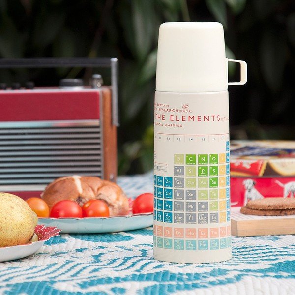 Krēmkrāsas bērnu termoss 350 ml Periodic Table – Rex London-image-2