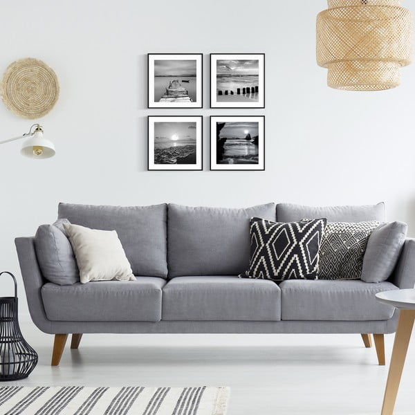 Gleznas (4 gab.) 30x30 cm Silence by the Water-image-1