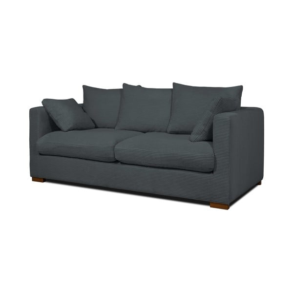 Pelēks velveta dīvāns 175 cm Comfy – Scandic-image-2