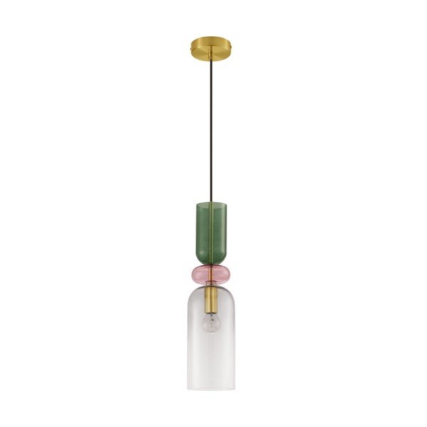 Zelta krāsas stikla piekaramā lampa ø 11 cm Murano – Nova Luce