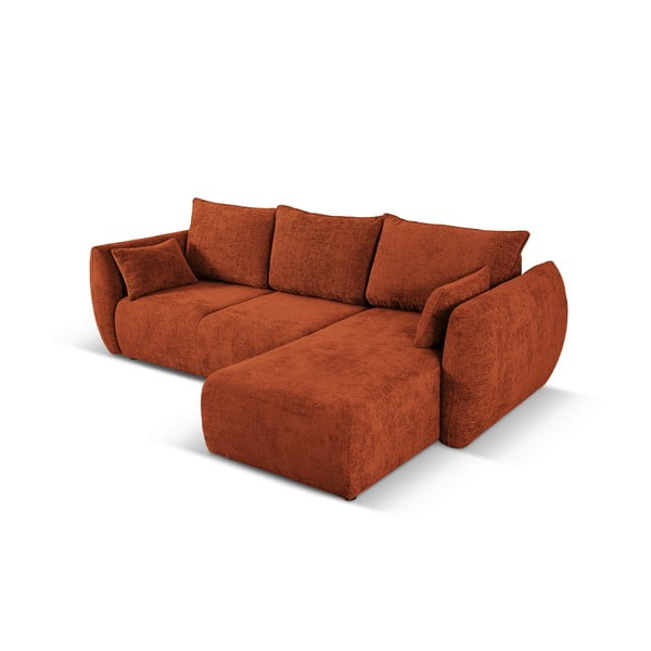 Oranžs stūra dīvāns (ar labo stūri) Matera – Cosmopolitan Design-image-4