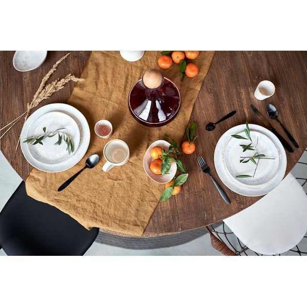 Dzeltens lina galda celiņš Blomus, 45 x 140 cm-image-4