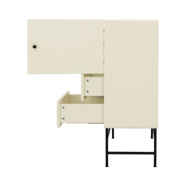 Balta augsta kumode 106x107 cm Cocktail – Tenzo-image-3