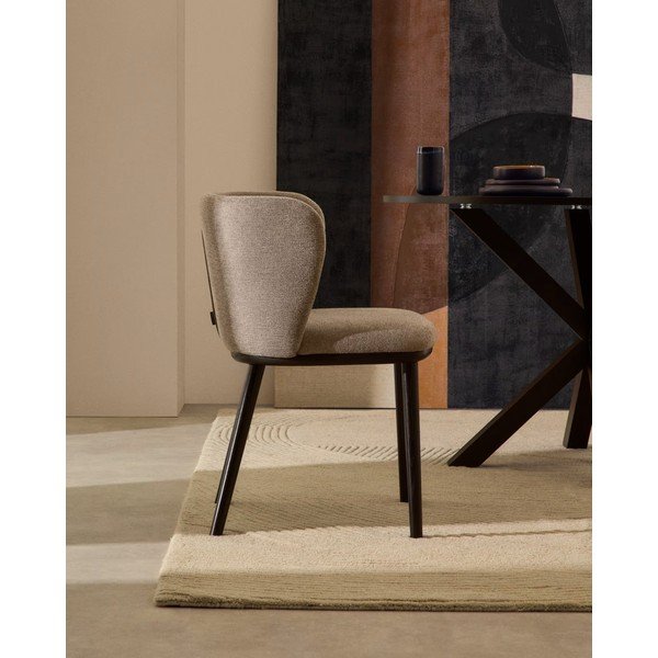 Gaiši brūns ēdamistabas krēsls Ciselia – Kave Home-image-1