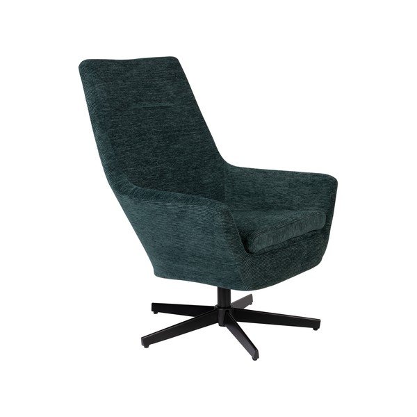 Tumši zaļš atpūtas krēsls Bruno – White Label