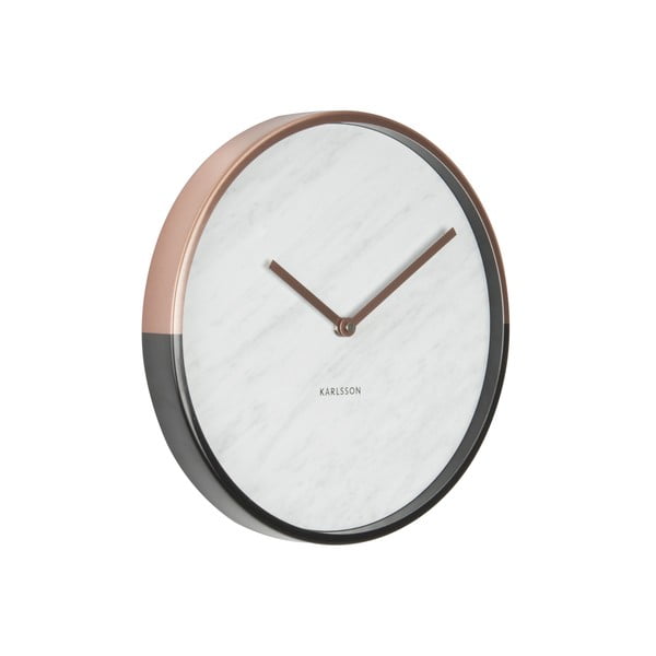 Present Time Marble Delight balts pulkstenis-image-1