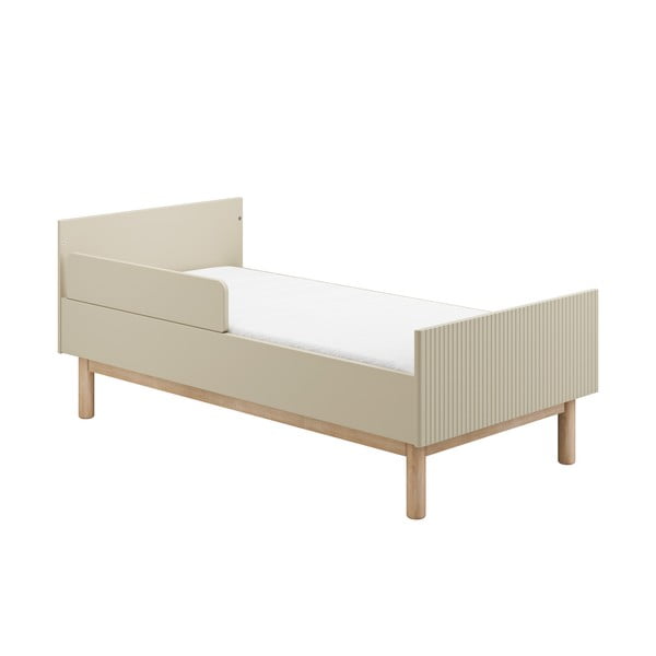 Krēmkrāsas bērnu gultiņa 70x140 cm Miloo – Pinio-image-4