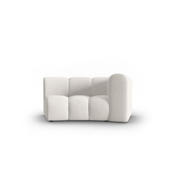Balts modulārais dīvāns (ar labo stūri) Lupine – Micadoni Home