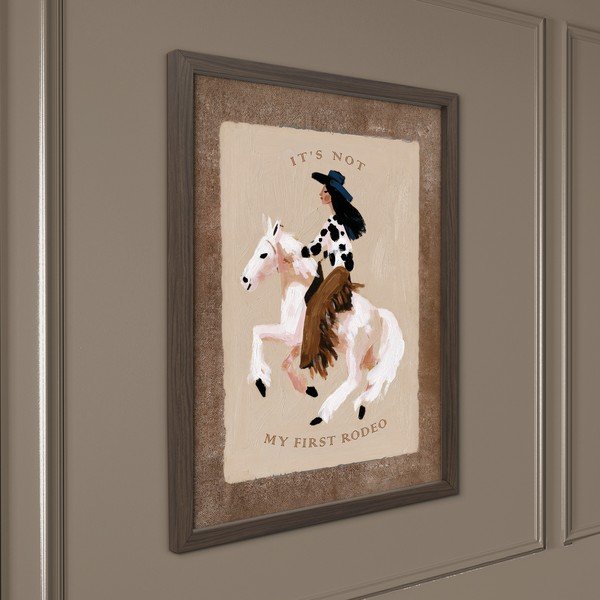 Drukāta glezna ar rāmi 30x40 cm Rodeo – Styler-image-1