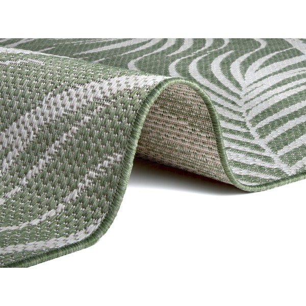 Zaļš āra paklājs Ragami Flora, 80 x 150 cm-image-2