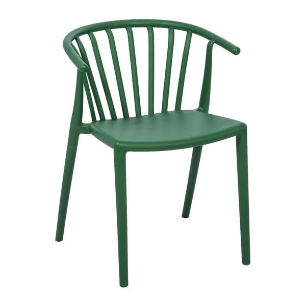 Dārza pusdienu galda un krēslu komplekts 6 personām ar zaļiem Capri krēsliem un Thor galdu, 210 x 90 cm-image-1