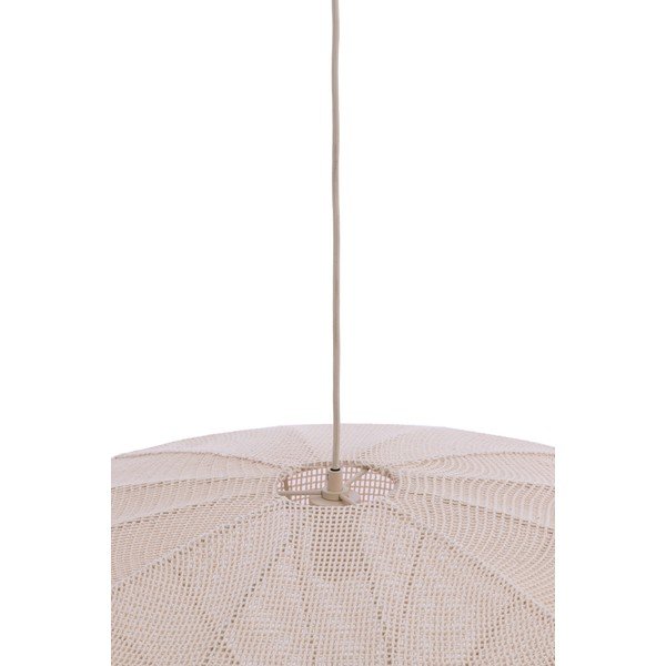 Krēmkrāsas piekaramā lampa ar auduma abažūru Satilla – Light & Living-image-2