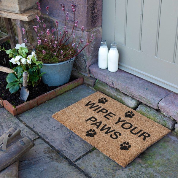 Kokosšķiedras kājslauķis 40x60 cm Wipe Your Paws – Artsy Doormats-image-3